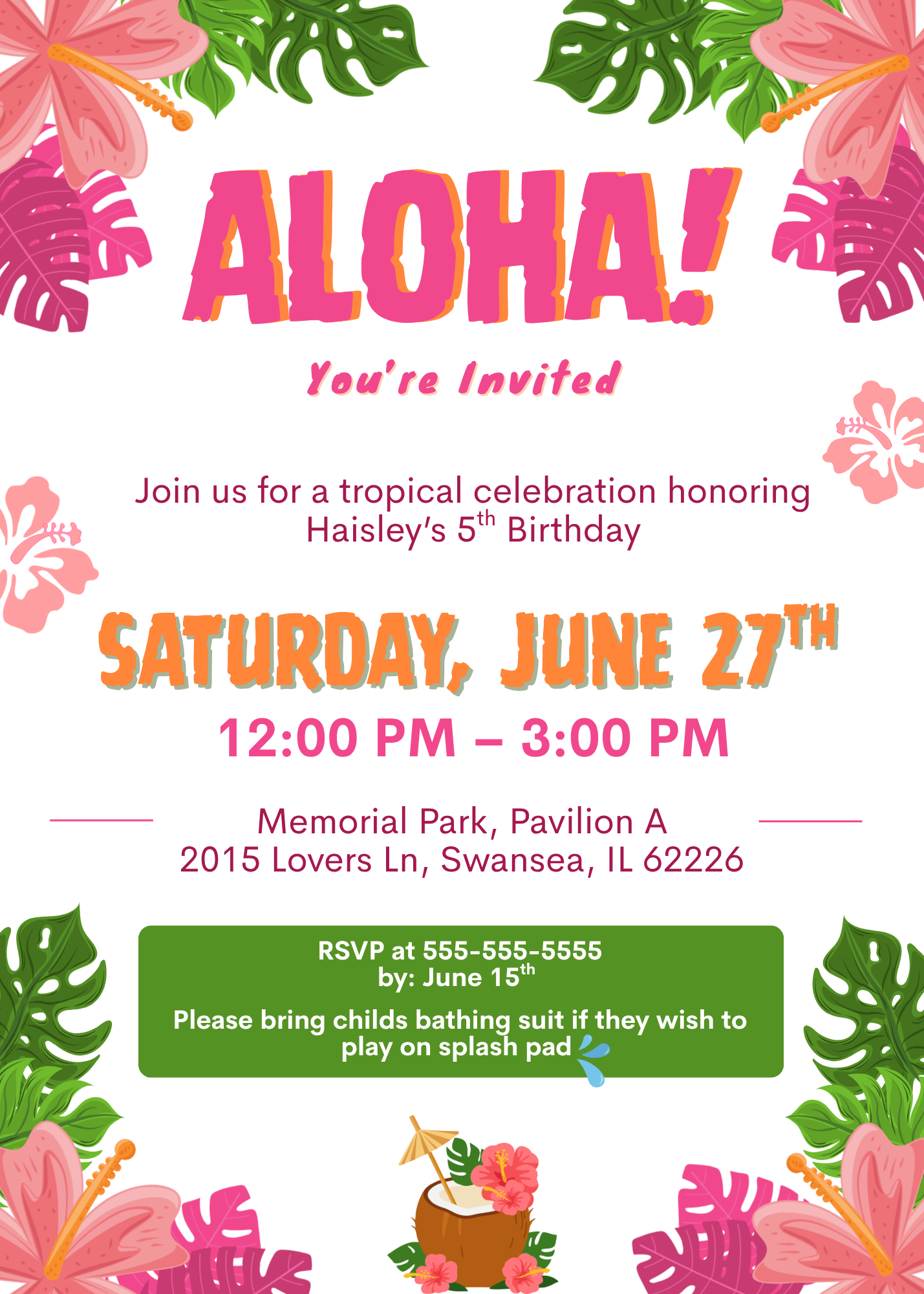Birthday Luau